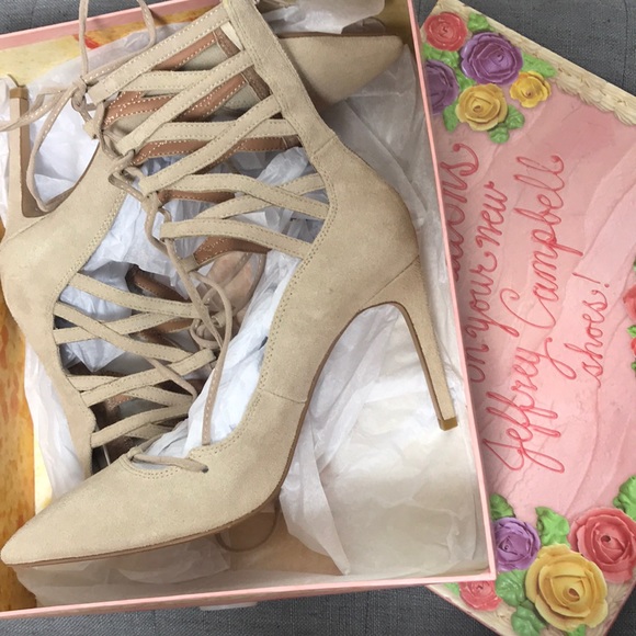 Jeffrey Campbell Shoes - Jeffrey Campbell x Free People Suede Hierro Heels